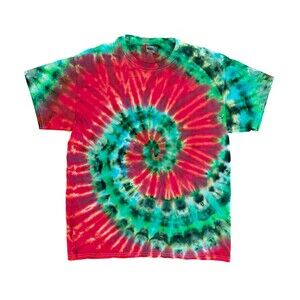 Tie Dye Shirt - Adult Large - #6717 [Watermelon Twist]